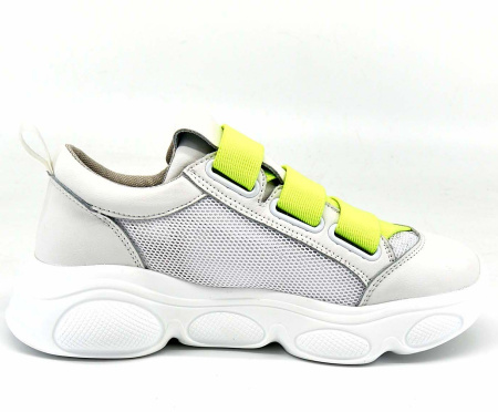 Кроссовки  Baden  зеленый  композиц.кожа F-80544 фото в интернет-магазине | Omadey.ru