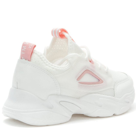 Кроссовки  женские Crosby  белый  сетка/кожа искусств. F-90476 фото в интернет-магазине | Omadey.ru