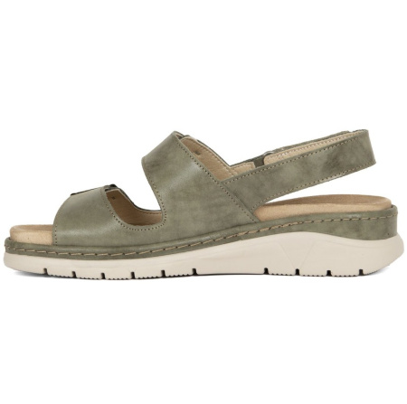 Сандалии  Suave  зеленый  кожа  F-400794 фото в интернет-магазине | Omadey.ru