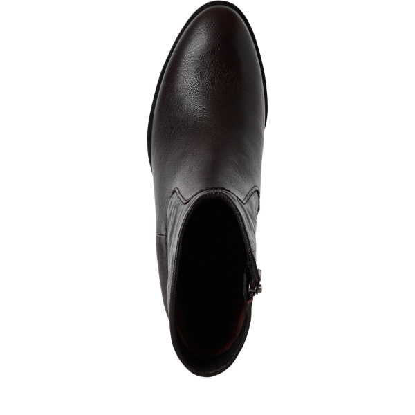 Фото Ботинки  Marco Tozzi  бордовый  кожа Z-400985 Фото Ботинки  Marco Tozzi  бордовый  кожа Z-400985