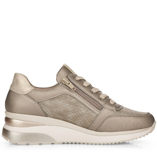Фото Кроссовки  Remonte  бежевый  кожа/кожа искусств. F-400157