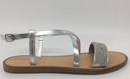 Босоножки  Tamaris  серебряный  кожа F-7694 фото в интернет-магазине | Omadey.ru