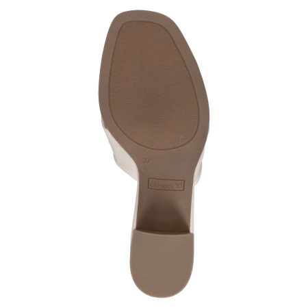 Шлепанцы  Caprice  бежевый  кожа F-100286 фото в интернет-магазине | Omadey.ru