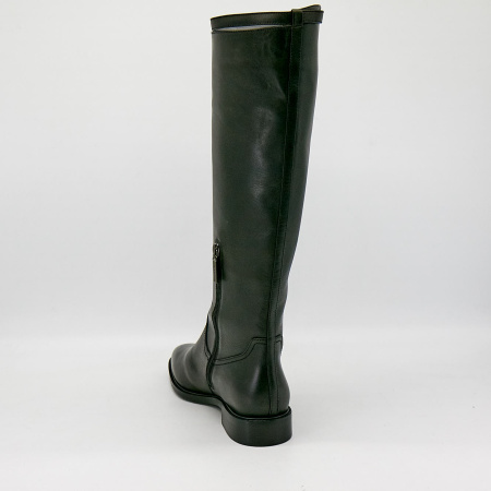 Сапоги  MYSET  черный  кожа Z-100819 фото в интернет-магазине | Omadey.ru