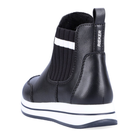 Ботинки  Rieker  черный  кожа Z-200149 фото в интернет-магазине | Omadey.ru