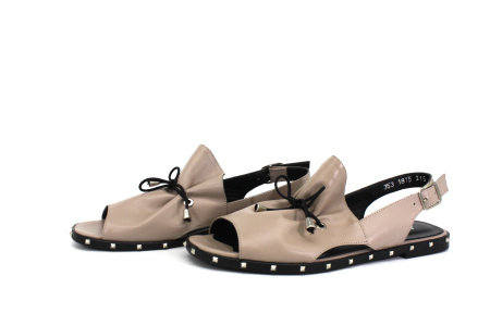 Сандалии  Dakkem  бежевый  кожа F-7167 фото в интернет-магазине | Omadey.ru