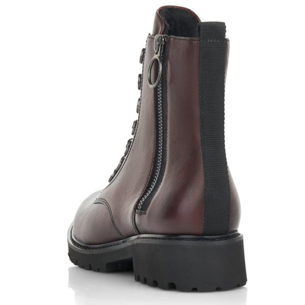 Фото Ботинки  Remonte  бордовый  кожа  Z-400230