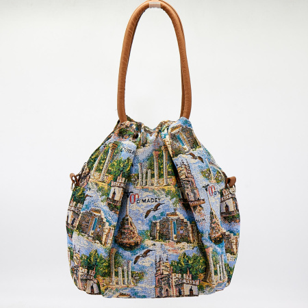 Сумка  Omadey  бежевый  гобелен c10861 фото в интернет-магазине | Omadey.ru