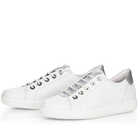 Кроссовки  женские Remonte  белый  кожа/кожа искусств. F-90096 фото в интернет-магазине | Omadey.ru