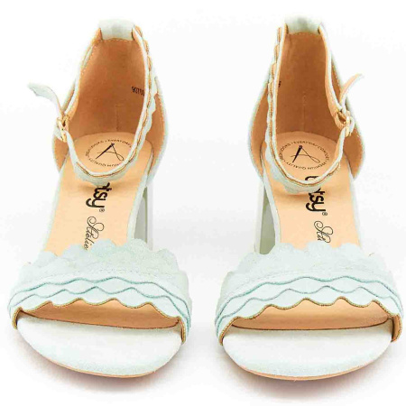 Босоножки  Betsy  зеленый  замша искусств. F-80592 фото в интернет-магазине | Omadey.ru