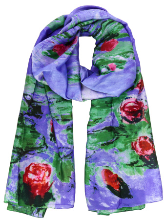 Шарф  Dispacci  сиреневый  вискоза/шелк c12335 фото в интернет-магазине | Omadey.ru