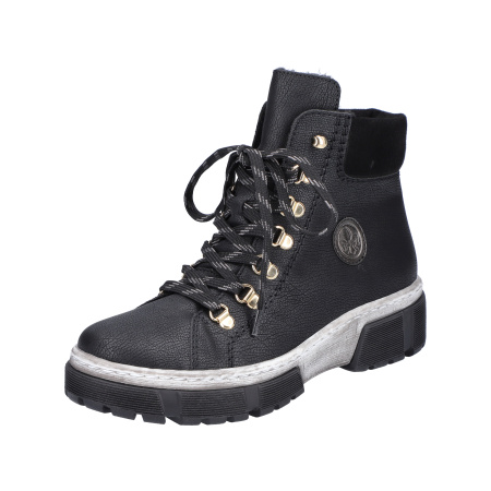 Ботинки  Rieker  черный  кожа искусств./текстиль Z-100871 фото в интернет-магазине | Omadey.ru