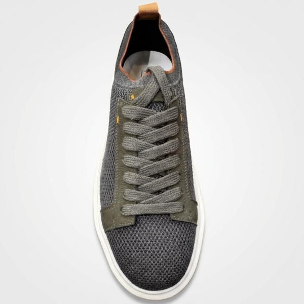 Фото Кеды  Romitan  серый  нат.текстиль  F-401211