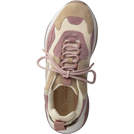 Кроссовки  женские Tamaris  розовый  кожа F-80534 фото в интернет-магазине | Omadey.ru