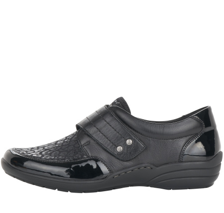 Туфли  Remonte  черный  кожа/кожа искусств./текстиль Z-90132 фото в интернет-магазине | Omadey.ru