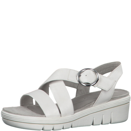 Сандалии  Marco Tozzi  белый  кожа F-81054 фото в интернет-магазине | Omadey.ru