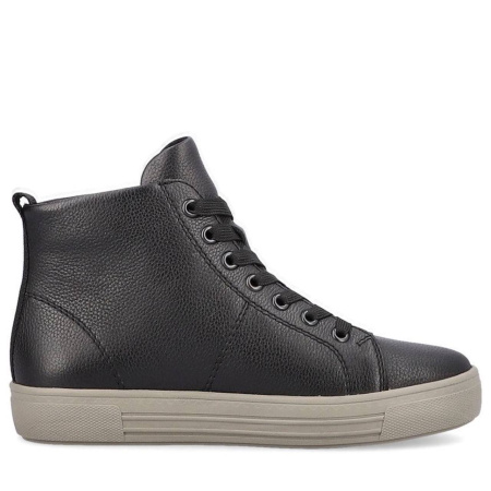 Ботинки  Remonte  черный  кожа Z-300057 фото в интернет-магазине | Omadey.ru