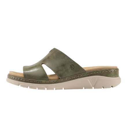 Сабо  Suave  зеленый  кожа  F-401262 фото в интернет-магазине | Omadey.ru