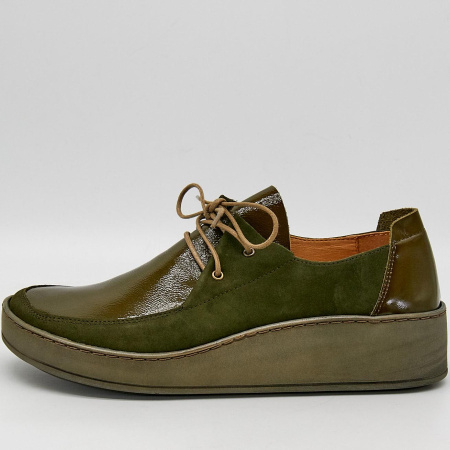 Туфли  Romer  хаки  кожа F-90678 фото в интернет-магазине | Omadey.ru