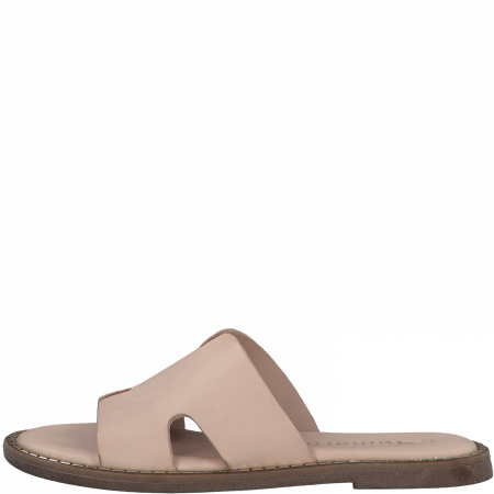 Шлепанцы  Tamaris  пудра  кожа F-90250 фото в интернет-магазине | Omadey.ru