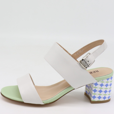 Босоножки  Berloni  белый  кожа F-71024 фото в интернет-магазине | Omadey.ru