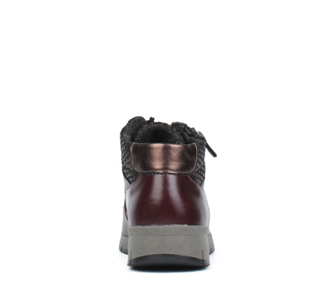 Ботинки  Suave  бордовый  кожа/замша Z-200155 фото в интернет-магазине | Omadey.ru