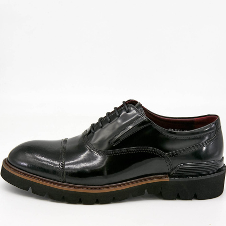 Туфли  Elrosso  черный  кожа Z-89034 фото в интернет-магазине | Omadey.ru