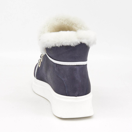 Ботинки  Derem  фиолетовый  кожа Z-89047 фото в интернет-магазине | Omadey.ru