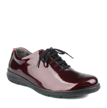 Полуботинки  Suave  бордовый  кожа  Z-400787 фото в интернет-магазине | Omadey.ru