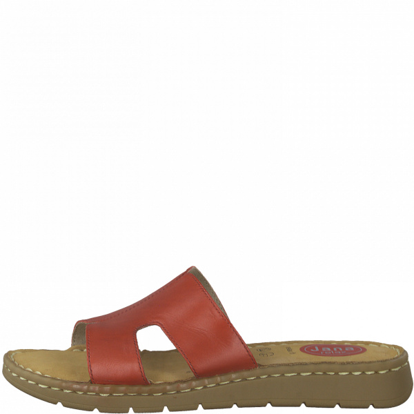 Фото Шлепанцы  Jana  коричневый  кожа F-90595