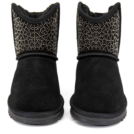 Полусапоги  Baden  черный  кожа Z-8704 фото в интернет-магазине | Omadey.ru