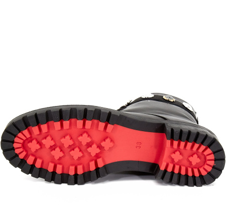 Ботинки  Derem  черный  кожа Z-8340 фото в интернет-магазине | Omadey.ru