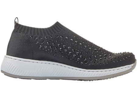 Кроссовки  Rieker  черный  кожа искусств./текстиль F-90136 фото в интернет-магазине | Omadey.ru