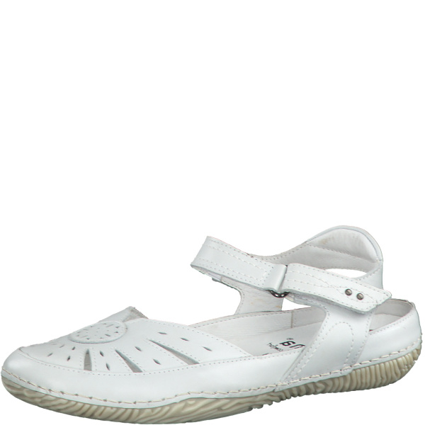 Фото Босоножки  Jana  белый  кожа F-81070