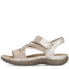 Босоножки  Rieker  бежевый  кожа искусств./текстиль F-400593 фото в интернет-магазине | Omadey.ru