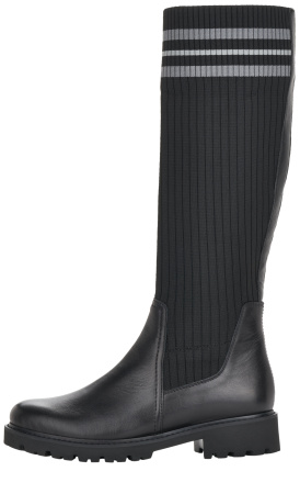 Сапоги  Remonte  черный  кожа/кожа искусств./текстиль Z-90225 фото в интернет-магазине | Omadey.ru