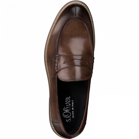 Туфли  S.Oliver  коричневый  кожа F-90330 фото в интернет-магазине | Omadey.ru