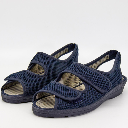 Босоножки  Imara ORTO  синий  текстиль F-90021 фото в интернет-магазине | Omadey.ru