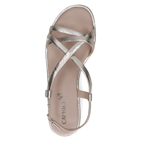 Босоножки Caprice золотой кожа F-400930 фото в интернет-магазине | Omadey.ru