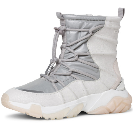 Ботинки  Tamaris  серебряный  текстиль Z-90286 фото в интернет-магазине | Omadey.ru