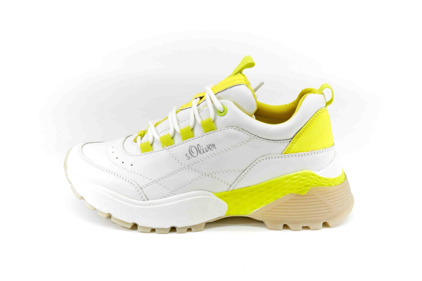 Фото Кроссовки  S.Oliver  белый  иск. материал F-80244