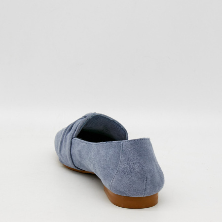 Туфли  MYSET  синий  текстиль F-90952 фото в интернет-магазине | Omadey.ru