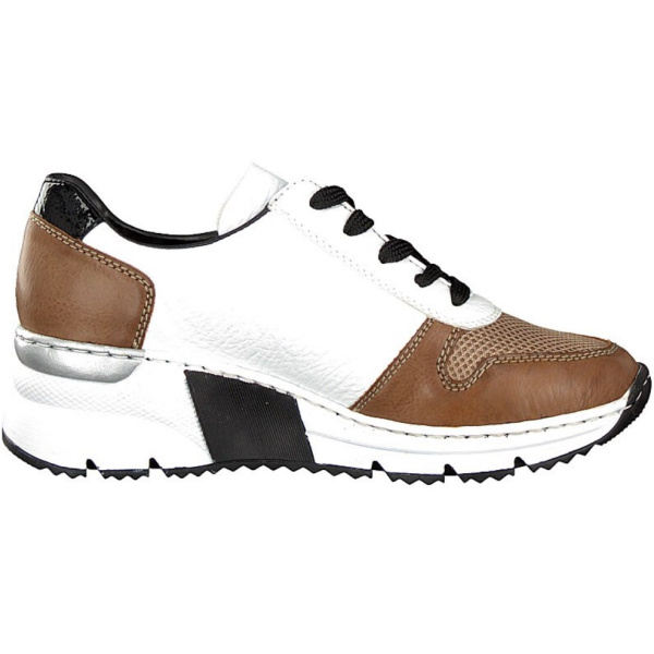 Фото Кроссовки  Rieker  коричневый  кожа искусств./текстиль F-90303