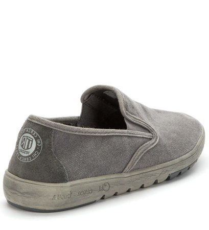 Слипоны  Tesoro  серый  текстиль F-100930 фото в интернет-магазине | Omadey.ru Слипоны  Tesoro  серый  текстиль F-100930 фото в интернет-магазине | Omadey.ru
