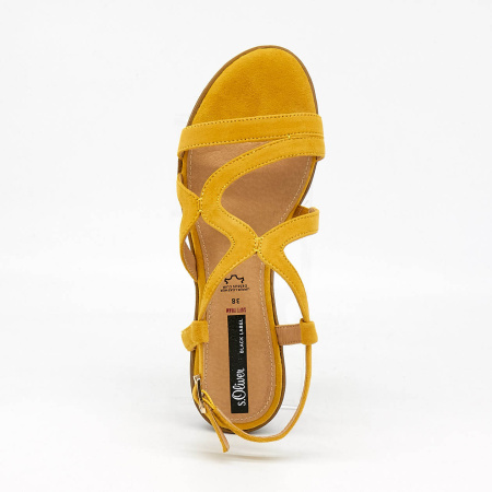 Сандалии  S.Oliver  желтый  кожа F-81280 фото в интернет-магазине | Omadey.ru