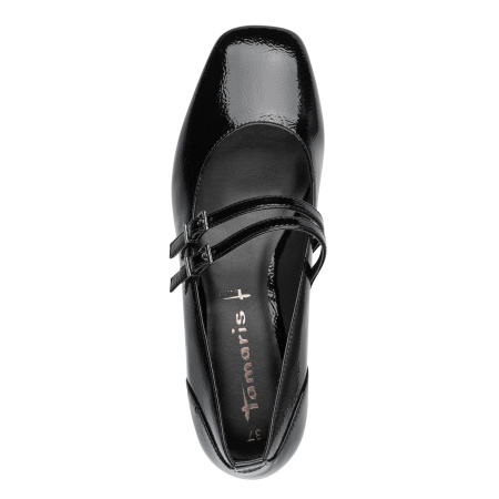 Туфли  Tamaris  черный  кожа искусств. Z-400925 фото в интернет-магазине | Omadey.ru