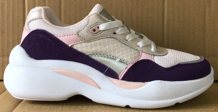 Кроссовки  Evita  розовый  кожа/текстиль F-80639 фото в интернет-магазине | Omadey.ru