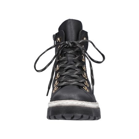 Ботинки  Rieker  черный  кожа искусств./текстиль Z-100871 фото в интернет-магазине | Omadey.ru