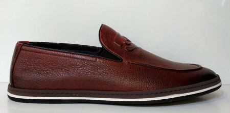 Туфли  Roberto Rossini  красный  кожа F-71012 фото в интернет-магазине | Omadey.ru