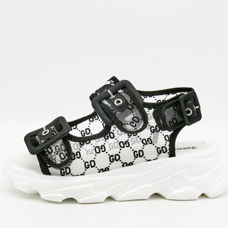 Сандалии  Glam Forever  белый  текстиль F-91141 фото в интернет-магазине | Omadey.ru